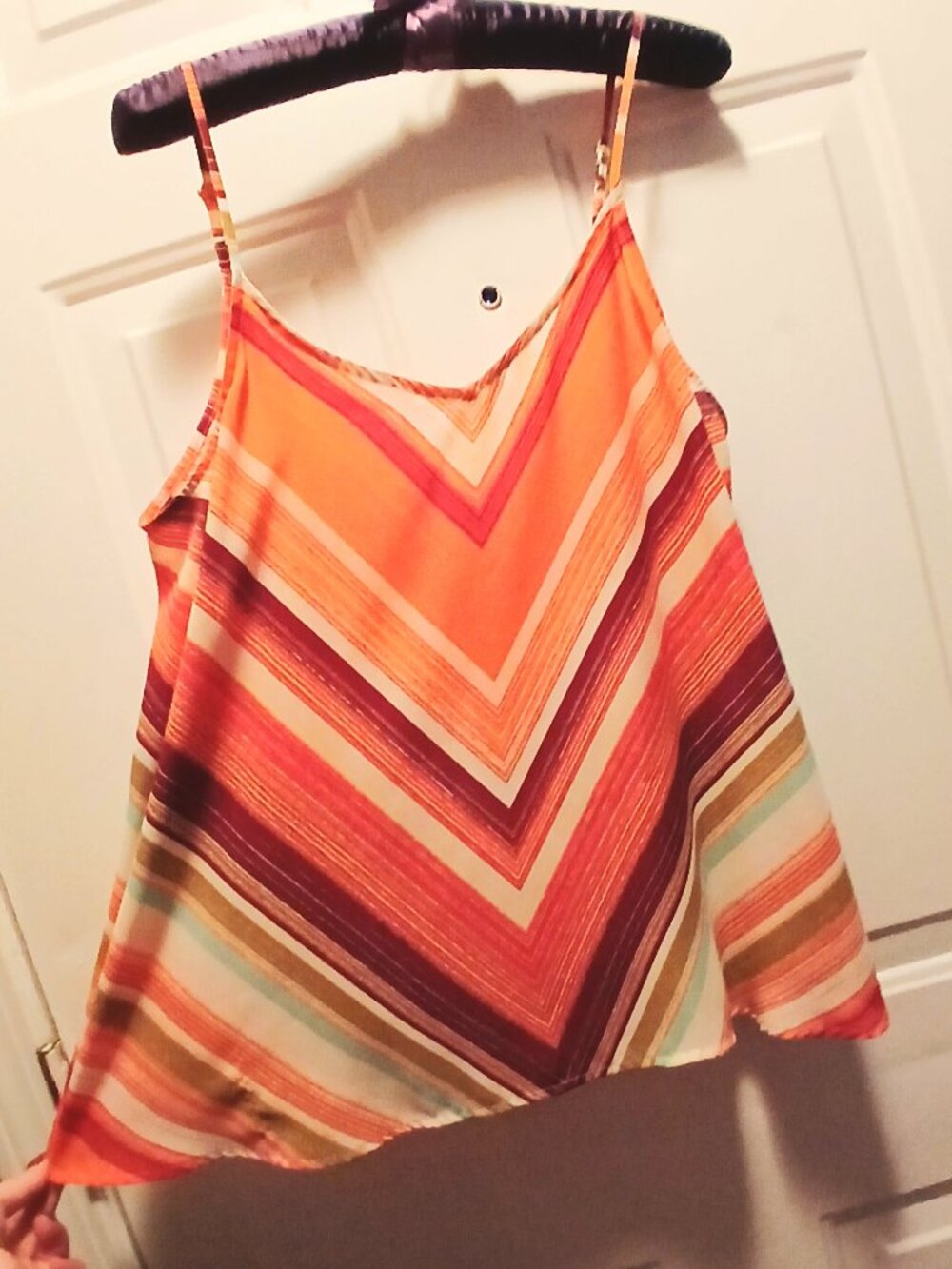 Apt 9 Colorful Chevron Striped Camisole